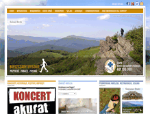 Tablet Screenshot of bieszczadywysokie.com